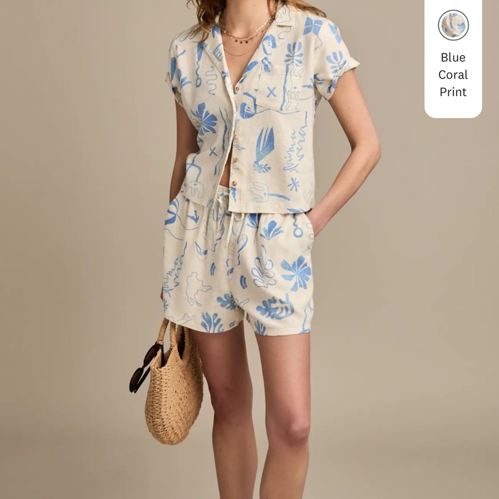 Beach linen shorts